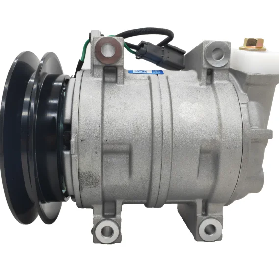 A4310 Auto air AC compressor for DKS Hitachi  Excavator 200-5 R12 24V