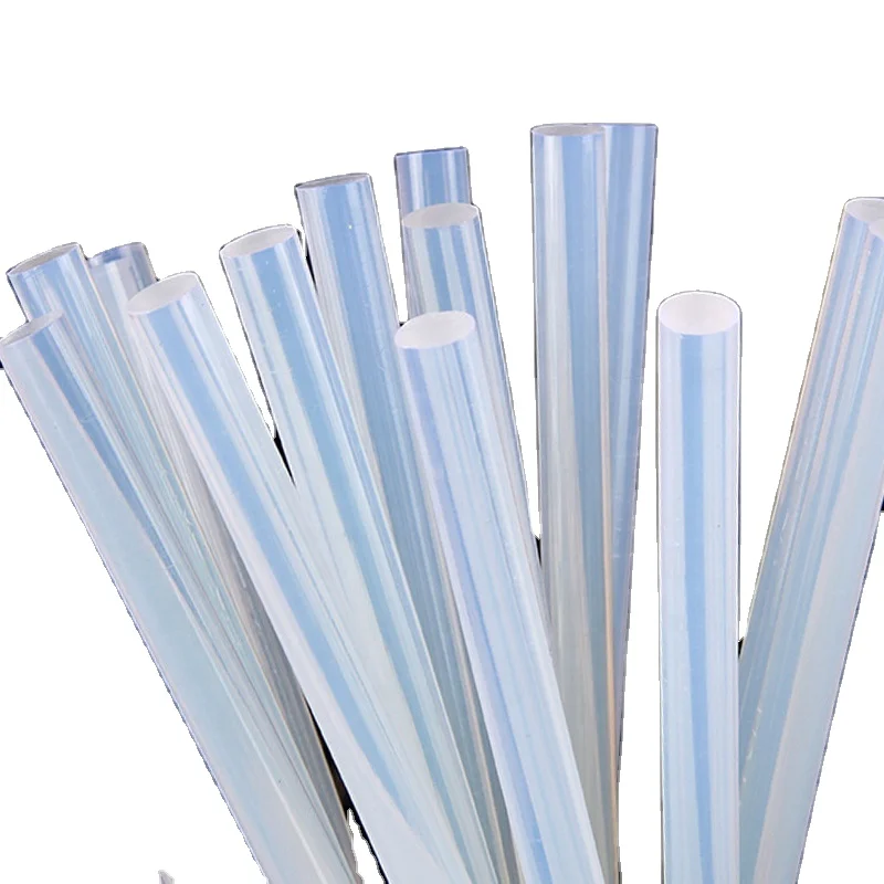 High Viscosity Transparent Hot Melt Glue Stick 11mm Smooth Manual Strip for Packing Wholesale No Wire