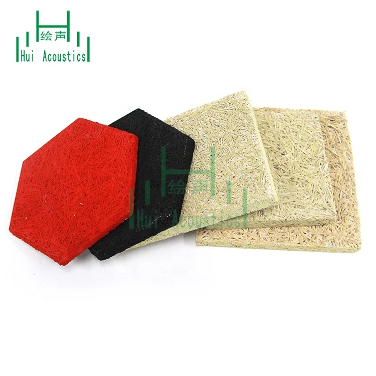 Wood Wool Cement Acoustic Silencer Restaurant Wood Panels Wood Wool Ceiling Access Panel