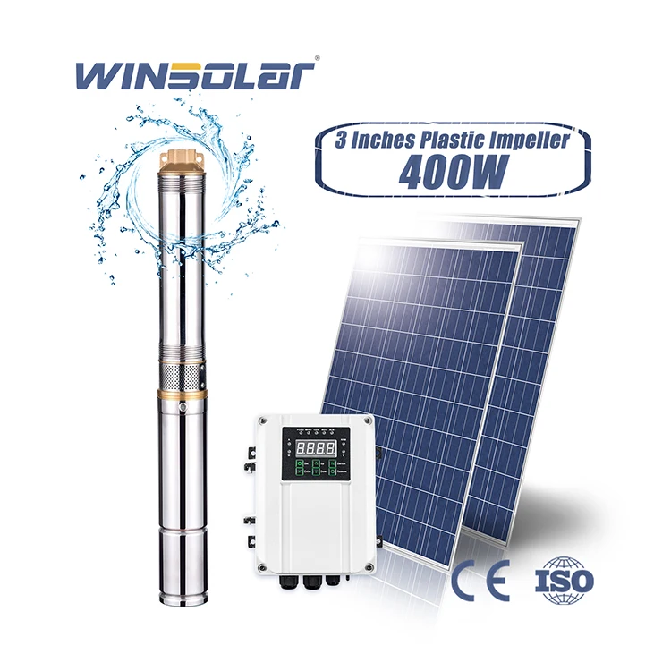 Bldc Dc48V 500 Вт Power Dc Сельскохозяйственные Погружные Солнечные Скважинные водяные насосы комплект для воды