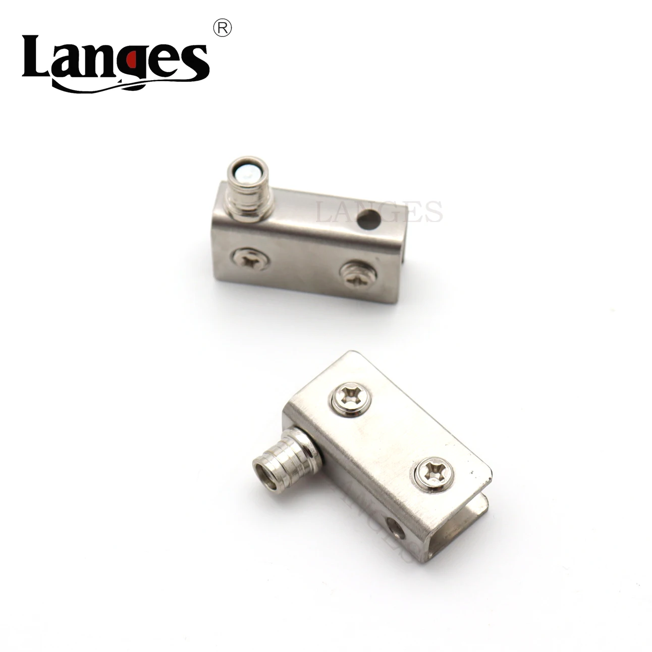 kitchen Stainless steel small size cabinet glass door pivot hinges for furniture Closest Display Cupboard