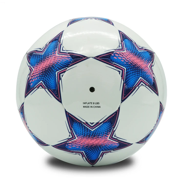 Custom LOGO And Size PU TPU PVC Soccer Ball Official Size Game Football Kids Ball For Outdoor