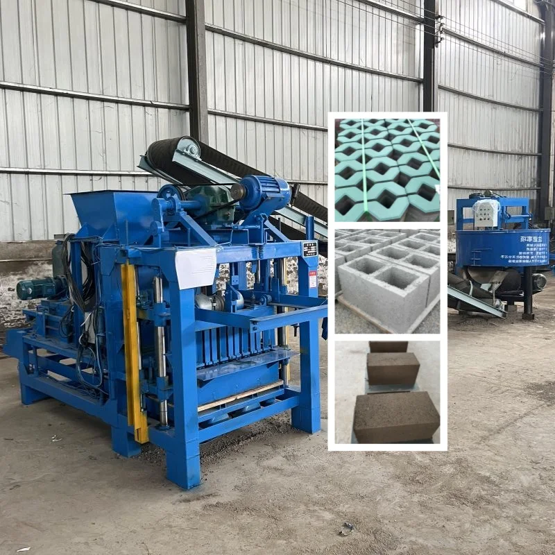 Concrete Block Making Machine Brick Making Machinery Small Mobile Brick Block Maker Machine