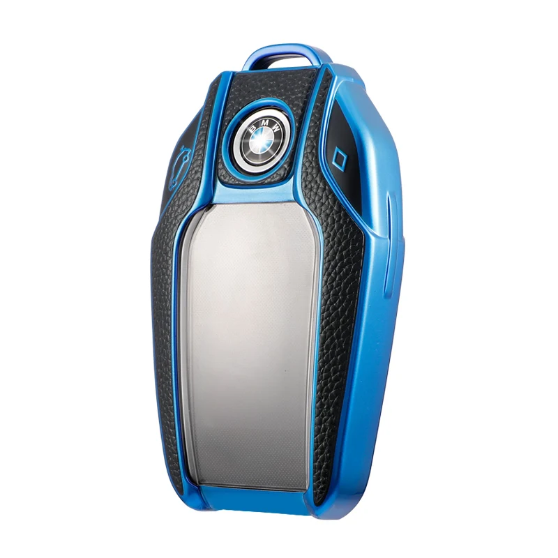 1 автомобильный чехол для ключа с дистанционным управлением защитный из ТПУ кожаный футляр аксессуары ключей 740Li 730 530L X6/ 7 серии X7
