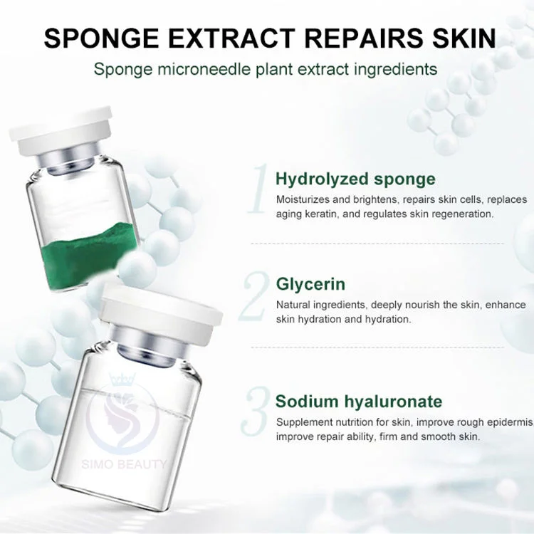 Sponge Spicule Bio-microneedling Anti Aging Sponge Female Seaweed Moisturiizng Face Skin Care Set 3 Years Female Peeling