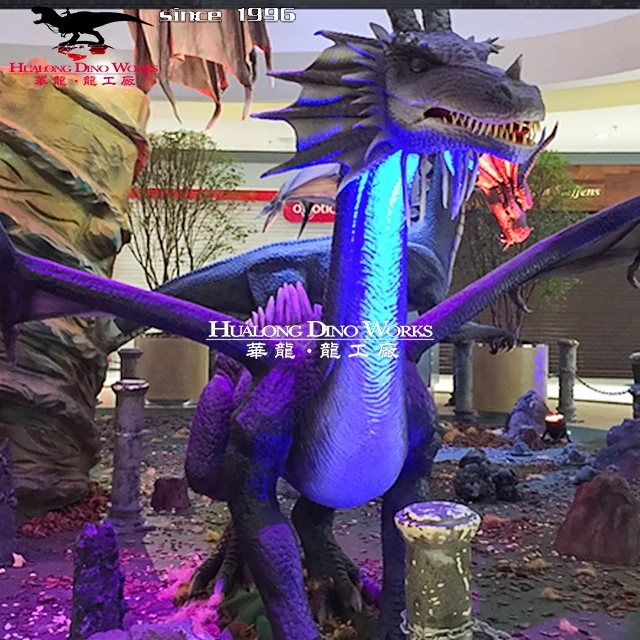 Ancient Traditional Simulation Dragon For Halloween Animatronics