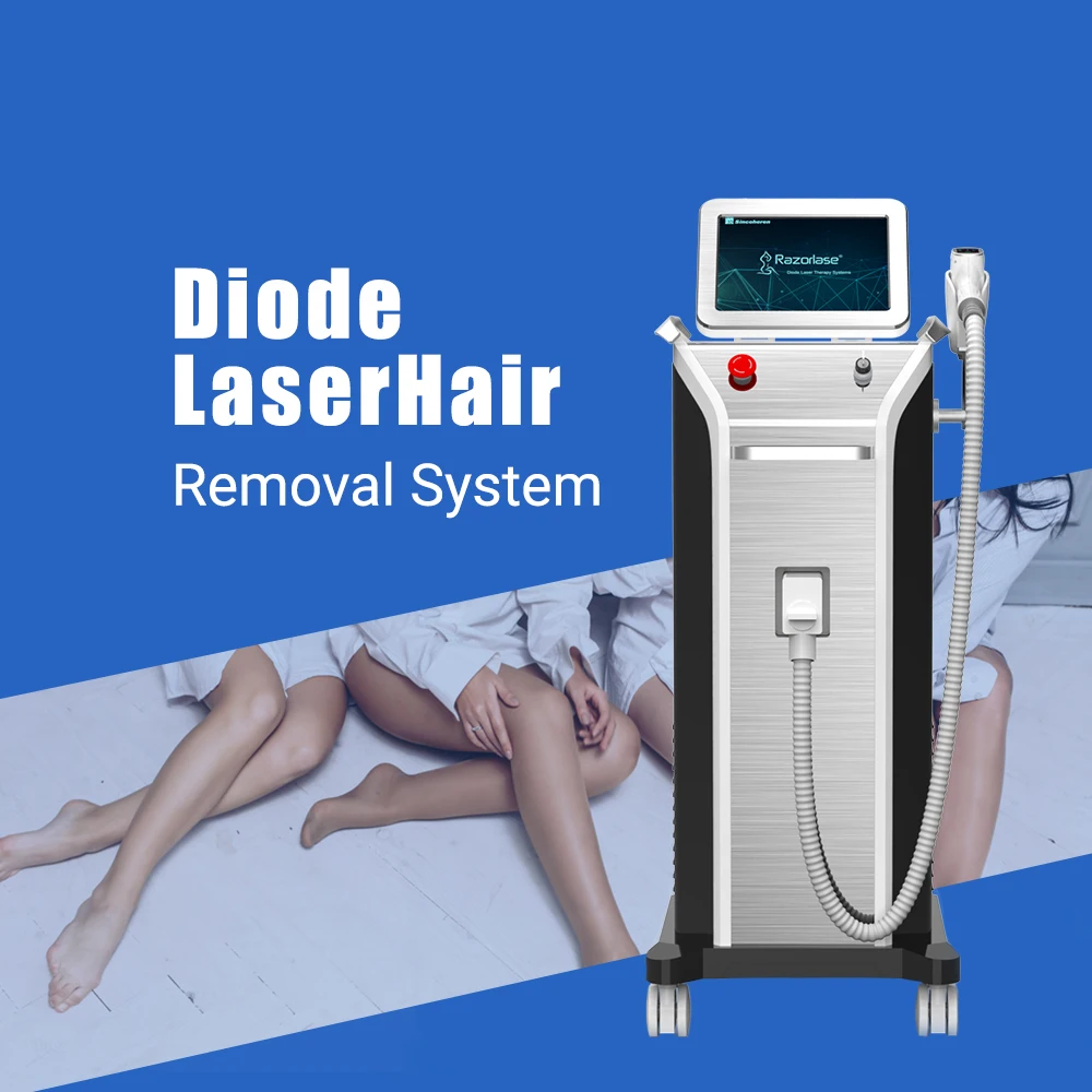 Professional 300 millions shoots 808nm diode laser hair removal Manufacture Painless 808nm 1064nm 755nm mixed Wavelengths laser