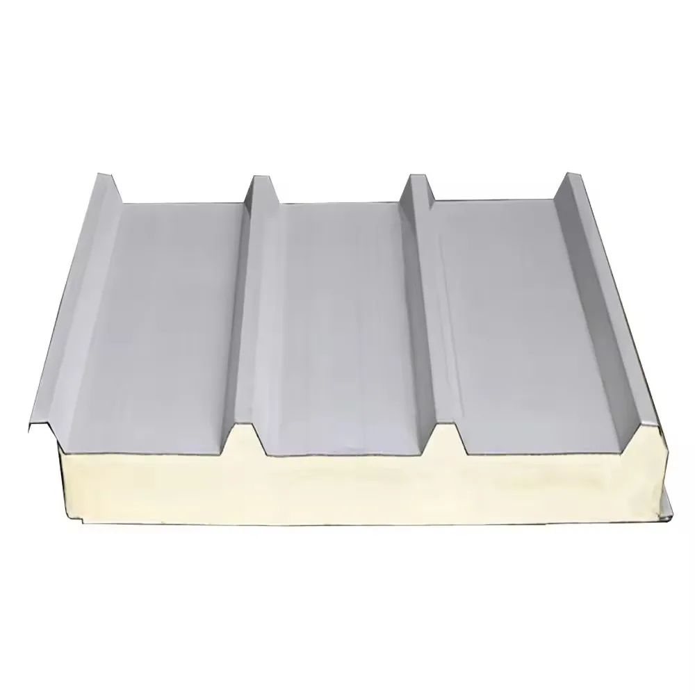 High Quality  PU Polyurethane Insulated Roof And Wall Sandwich Panel For Cleanroom Peoject