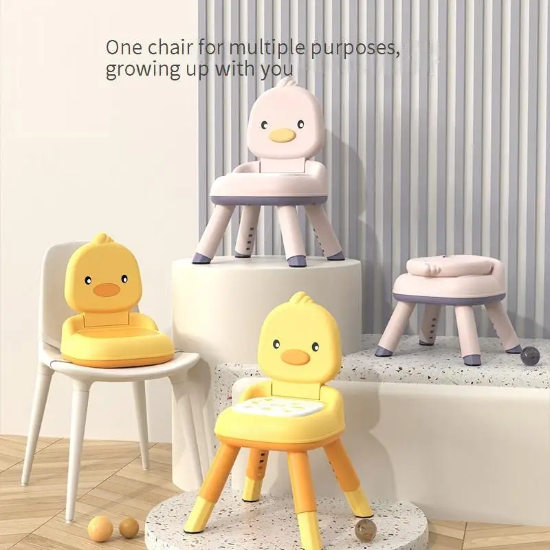 New Design Cute Baby Ottoman Chair Cartoon Safe Plastic Custom Ottoman Chair For Kids