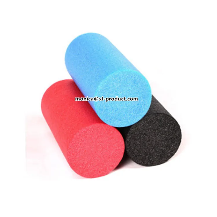 Round shape solid Yoga Pilates high density Foam Roller for Muscle Massage