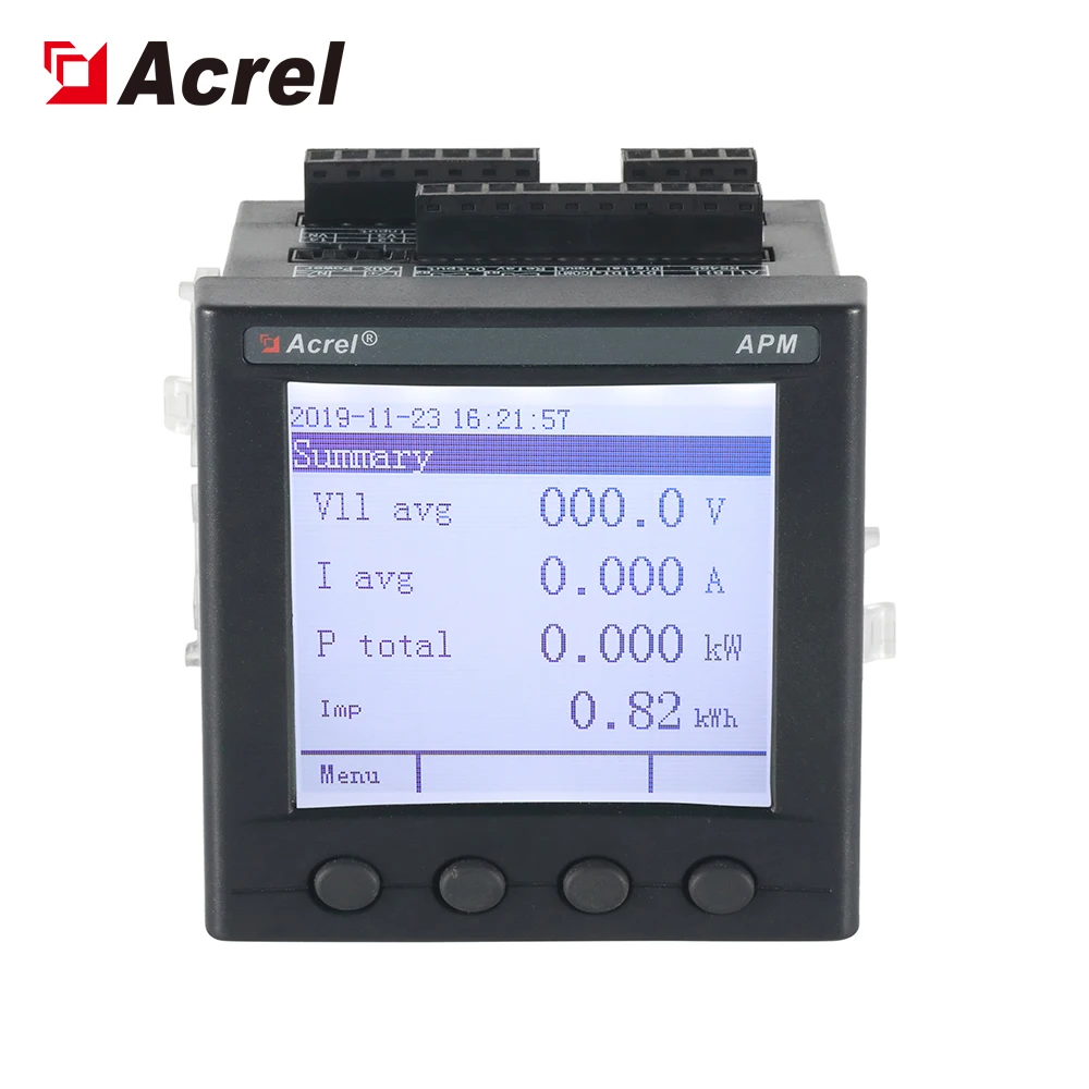 Acrel APM800 Многофункциональный счетчик энергии Панель установленны с ЖК-дисплеем для контроля мощности