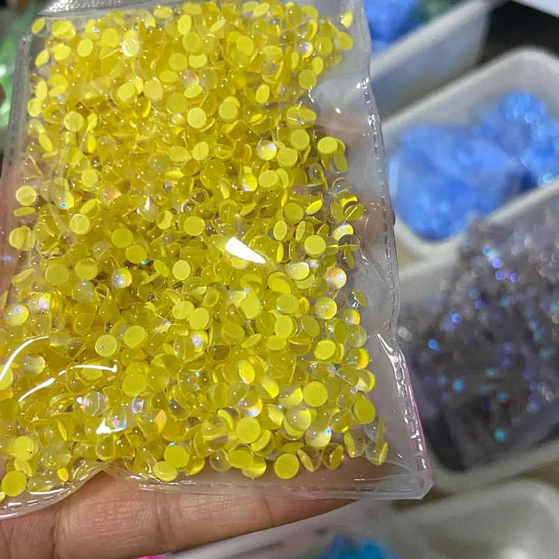 Оптовая продажа 12 видов цветов SS6-SS20 3D Русалка слезы горный хрусталь для украшения ногтей поделки