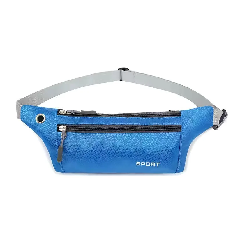 2024 Recyclable Resistant Slim Fanny Pack Small Waist Pouch Slim Belt Bag For Running Travelling Hiking Walking