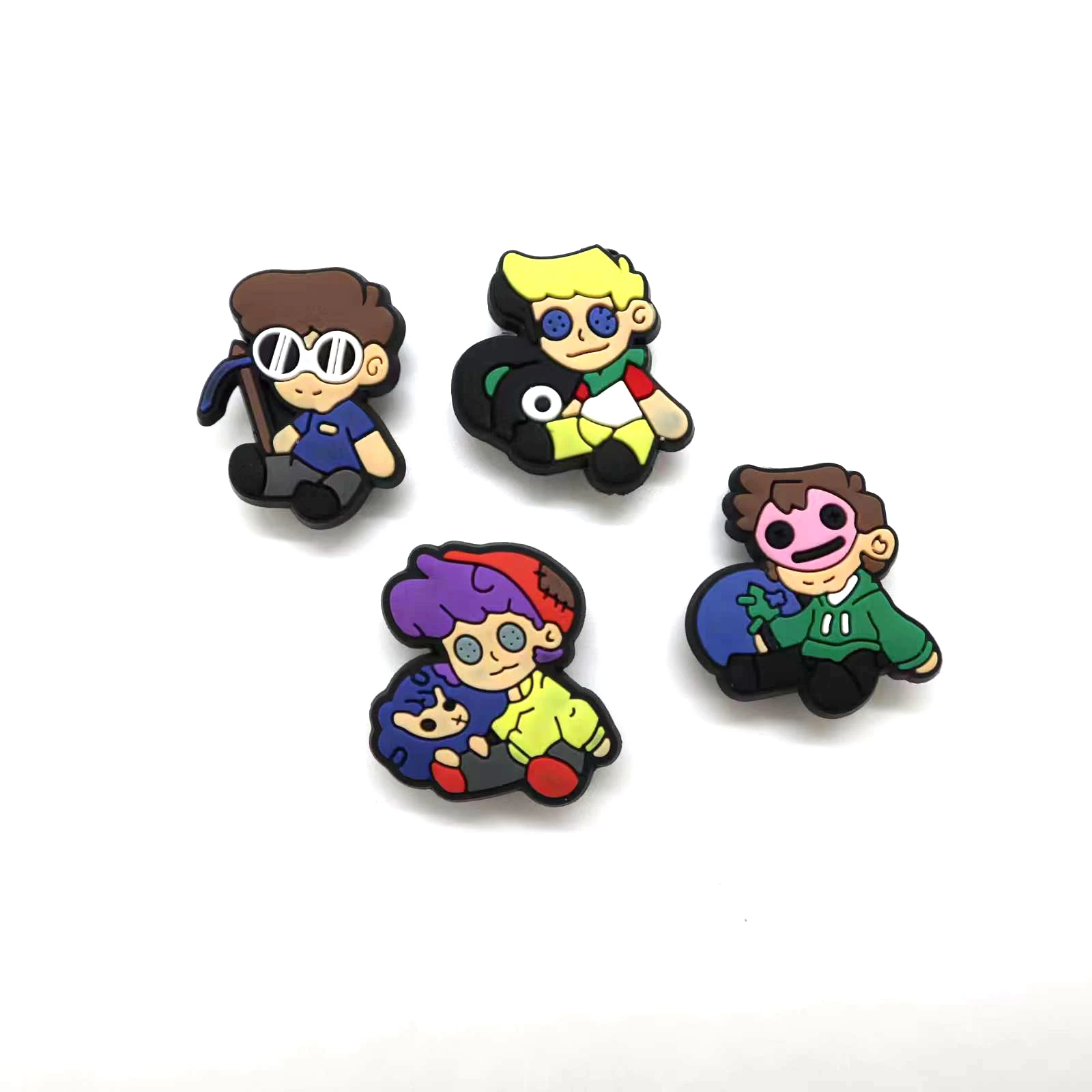 Wholesale 2022 New Custom Logo PVC Rubber Clog Shoe Decorations Accessory Shoe Charms For Clog Charms