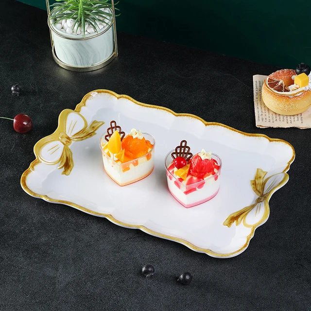 Factory direct sales Yiheng High cost performance Customized Melamine reliable quality Tray 100% Melamine Tray