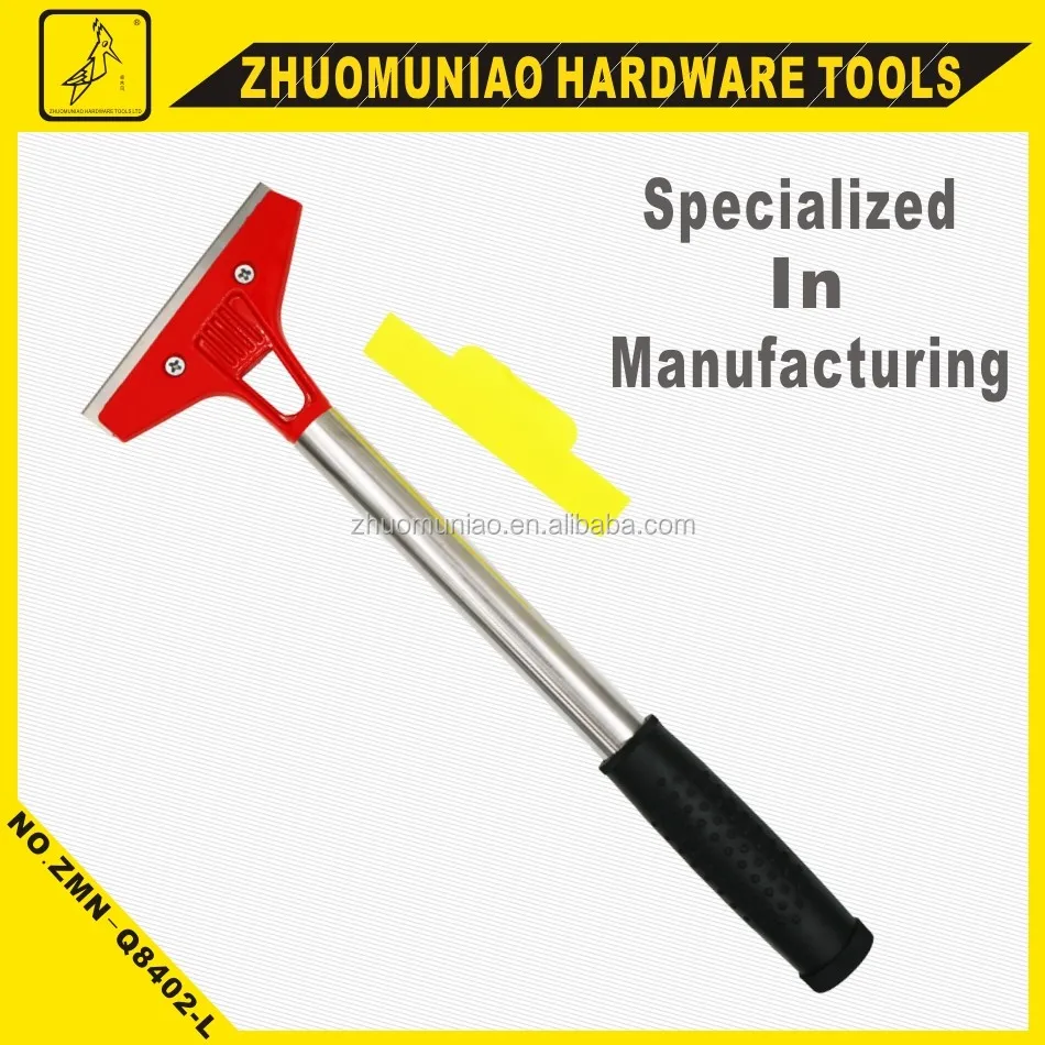 Steel Blade Plastic Handled Long Car Window Ice Glass Wallpaper Scraper Tool Multifunction Clean Knife
