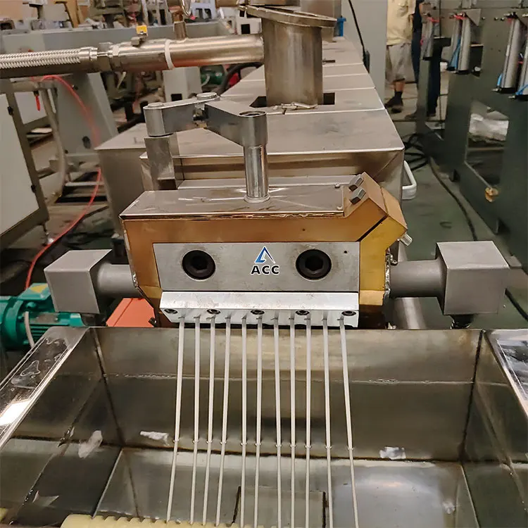 Parallel twin screw plastic PE/PP/EVA granulation machine plastic granule granulator machine