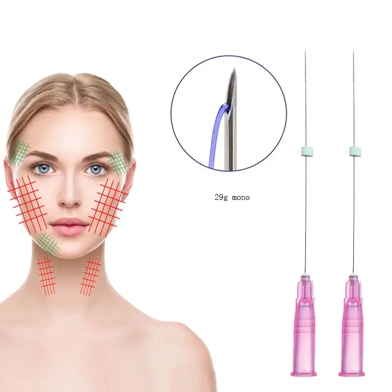 Korea Medical Skin Tightening Lips Wrinkle Filling Threads Pdo Thread Mono 29G 25mm