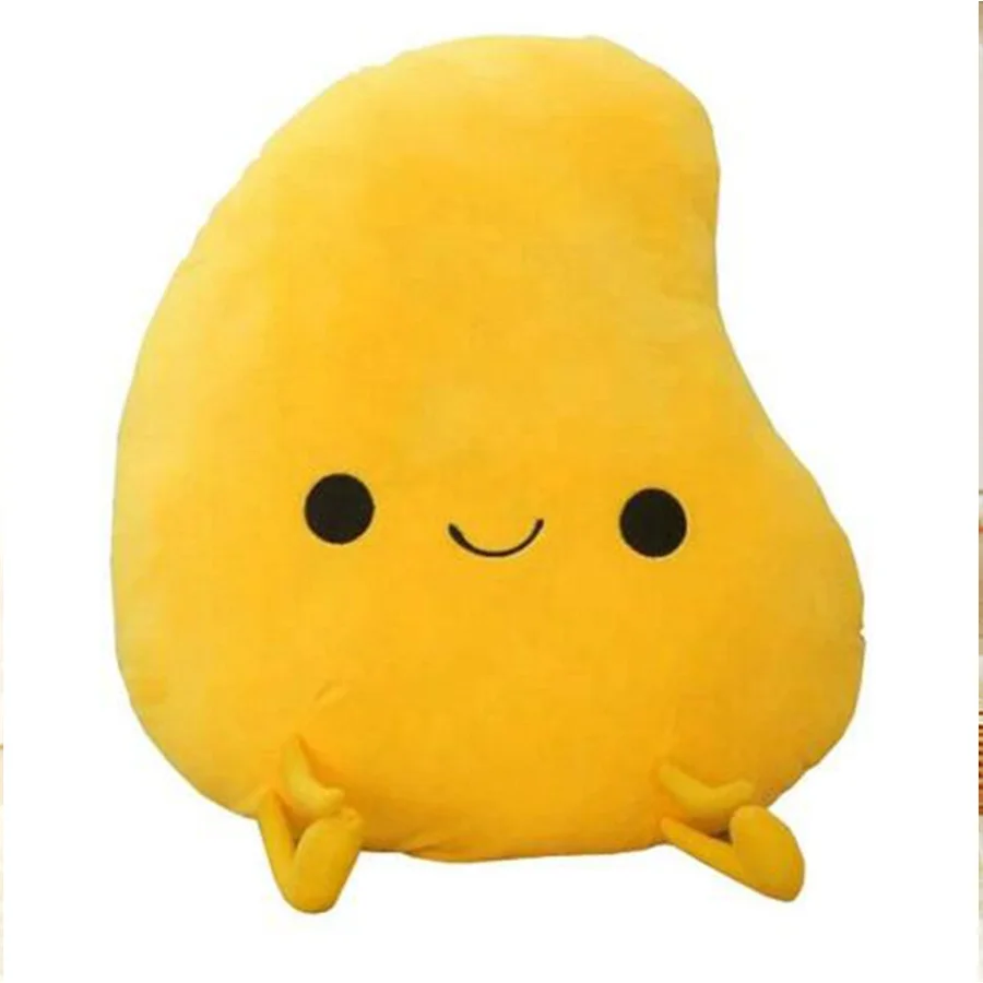 Wholesale cute fruit toys peach orange plush pillow mango toy custom stuffed plush pillow toy