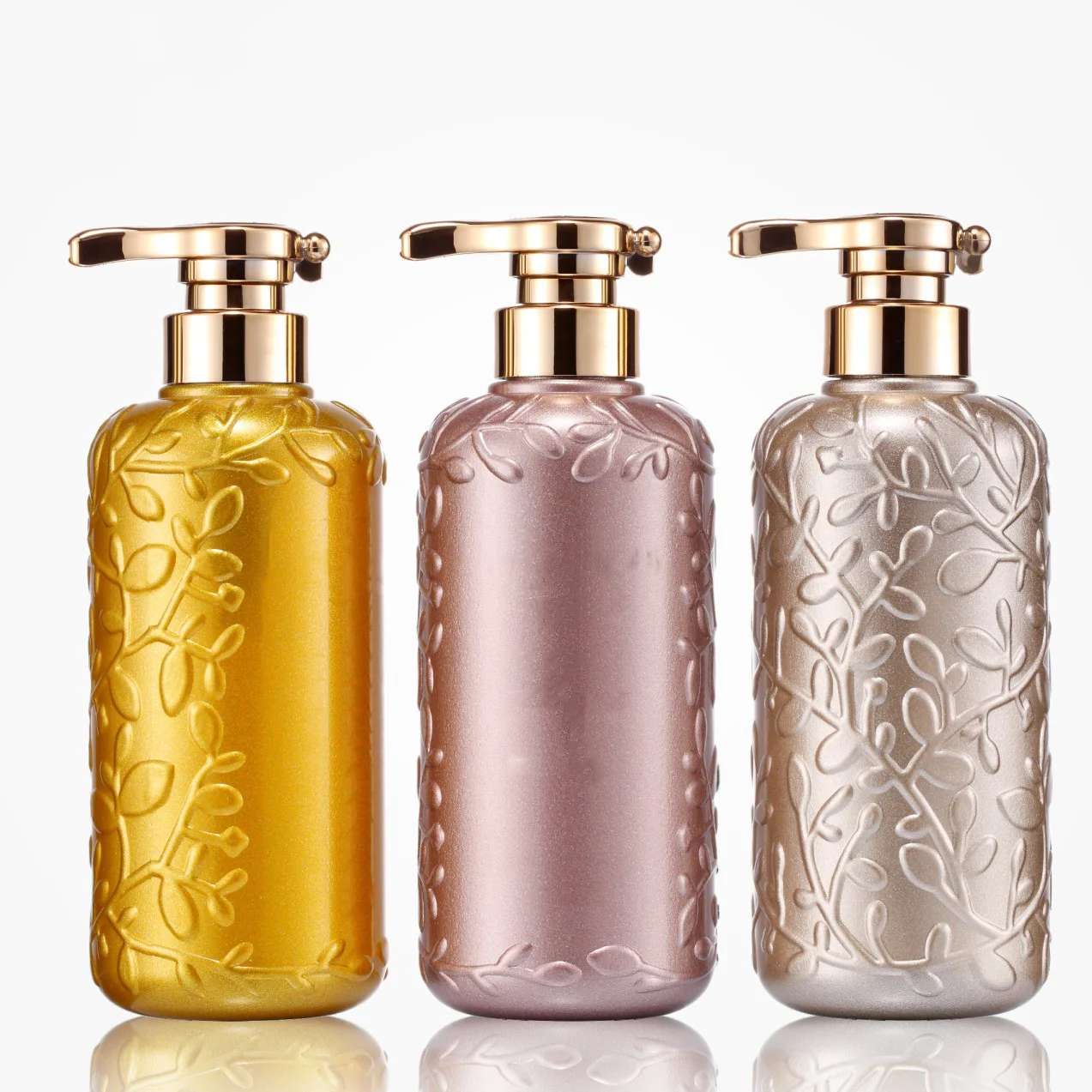 
Luxury Wholesale 500ml Plastic Emulsion Bottle Press Type Hotel Shampoo Shower Gel PET Lotion Bottle 