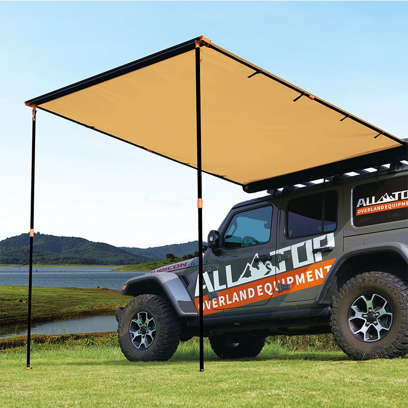 Canopy Portable Vehicle Awning Sun Shelter for 2-3 People 2*2.5m Traveling Camping 4X4 Car Side Awning on Sale