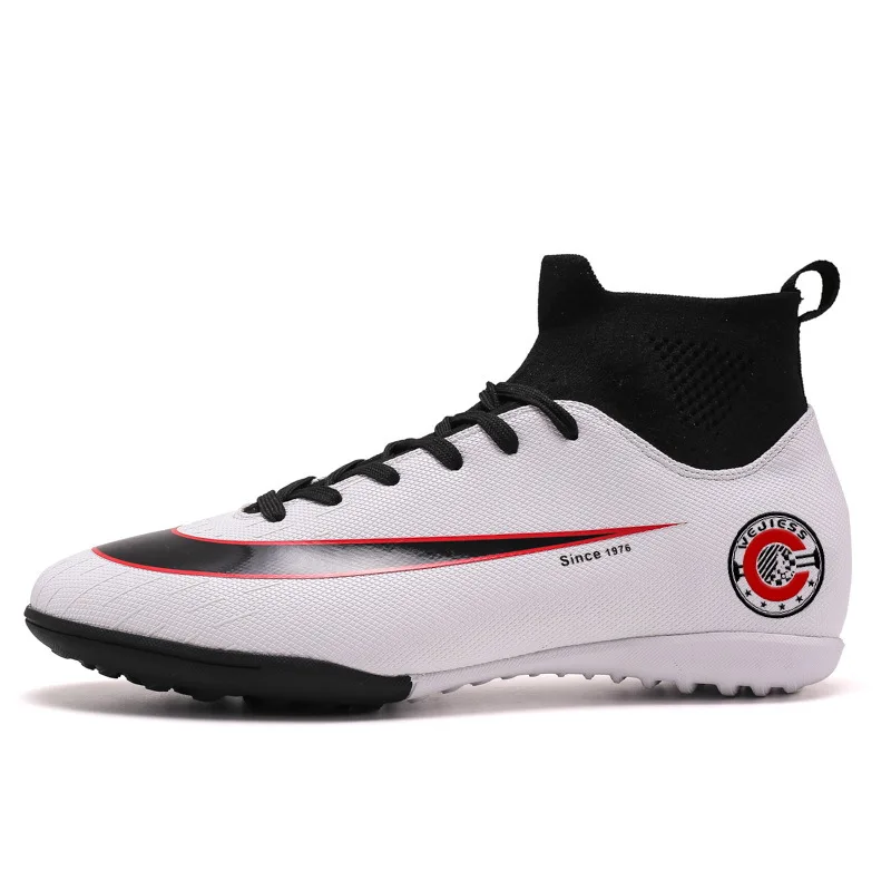 New High-Top Football Shoes Male Students Ag Broken Nails Soccer Boots Cleats Custom Soccer Sneaker For Phantom Soccer Boots