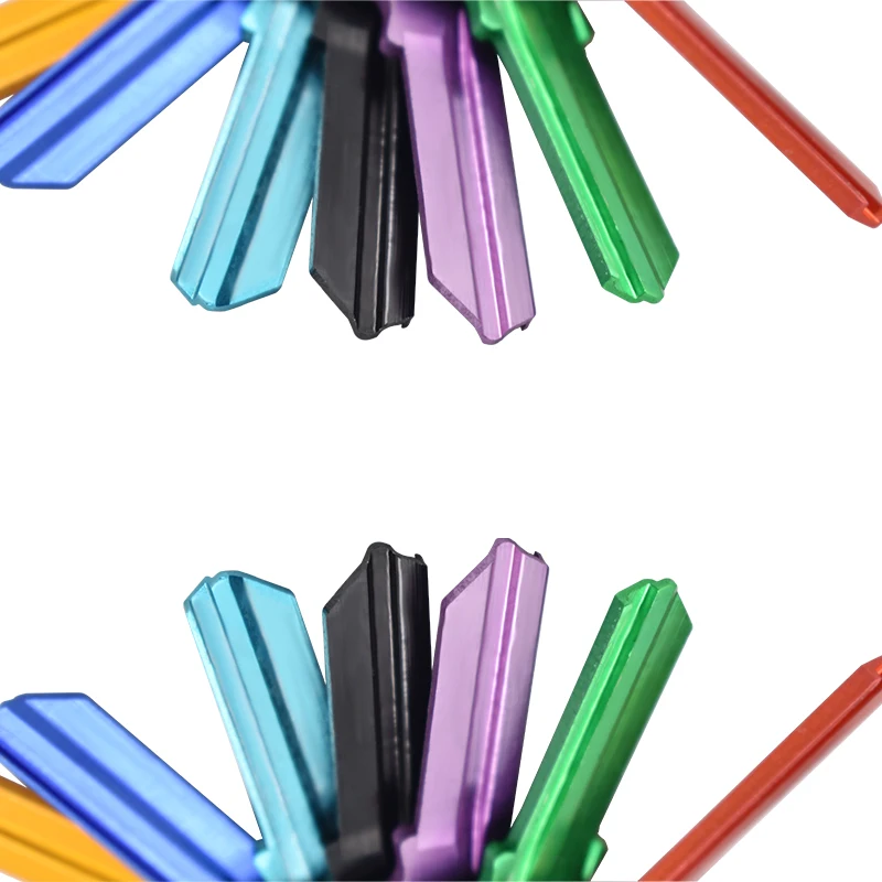 
Best selling color aluminum key blank 