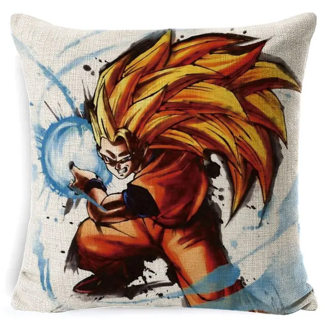 Ufokift аниме dbz наволочка квадратная для подушки Goku Super Saiyan