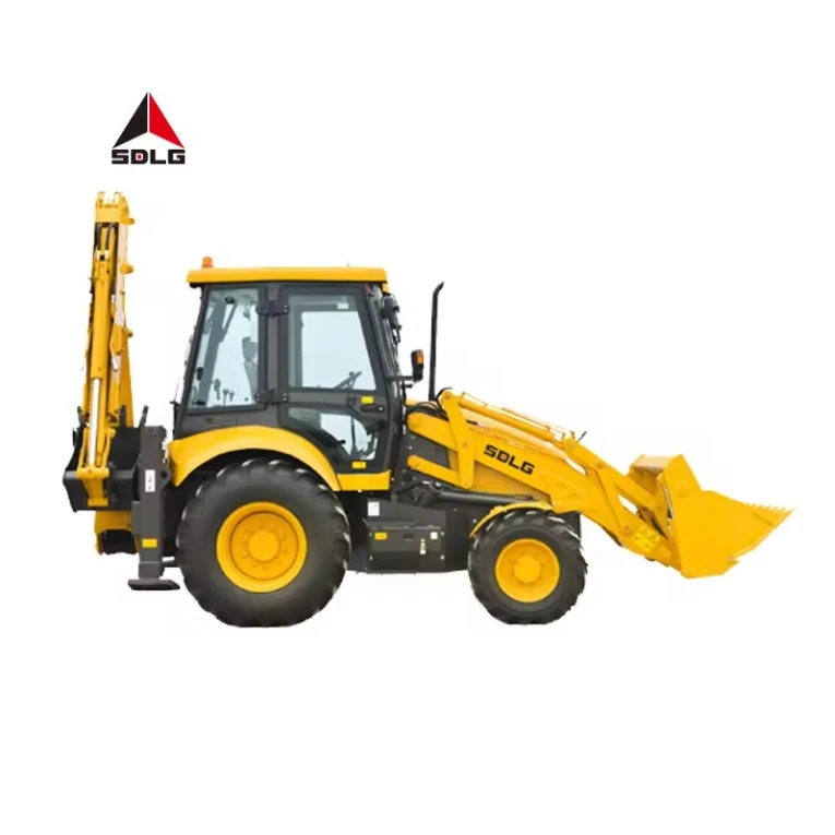 SDLG B877F Mini Wheels Loader 4x4 Backhoe Excavator Loader 4 Wheel Drive Road Construction Machine China Customized 75