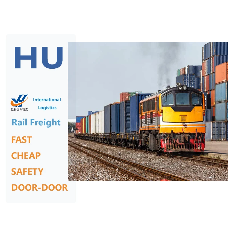 DDP Freight Forwarder via Train Shipping to Hungary China Railway Transport rates Door to Door Delivery