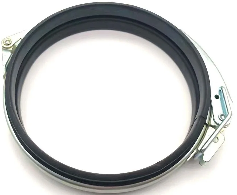 Монтажный кронштейн с зажимом для воздуховода, запчасти для труб, материал уплотнения зажима