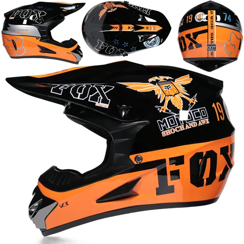DH Горные кросс-кантри Спорт крупного рогатого скота горный велосипед езда MX полный шлем