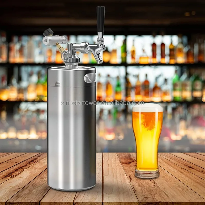 Wholesale Beer keg Food Grade Stainless Steel Mini Keg 	corny keg