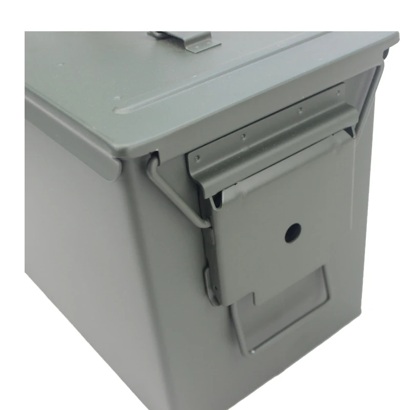 
MTB-2717 Iron Portable Guaranteed Quality Steel Metal Ammo Box 