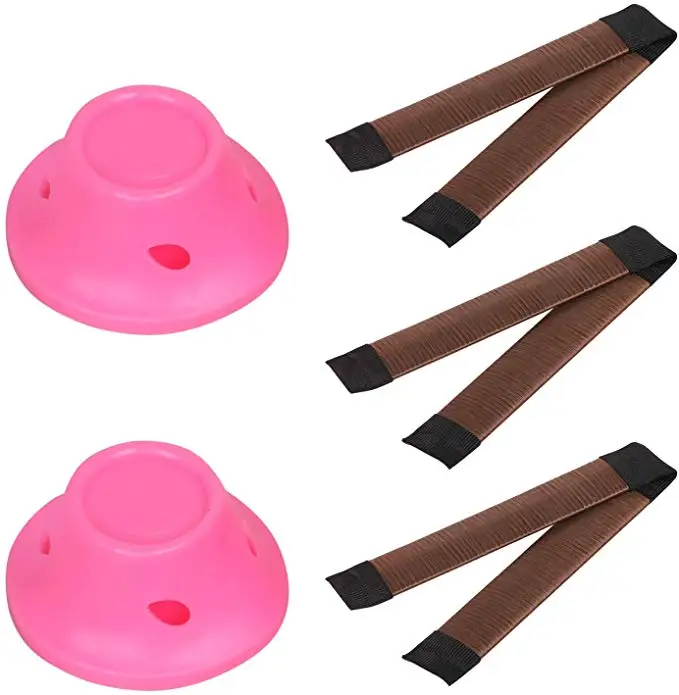 
Wholesale Food Stage Effortless Silicone Hair Rollers Heat Free Portable Silicone Hair Curlers 