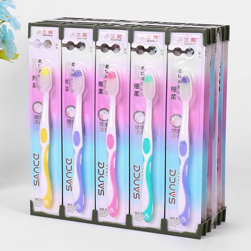 Factory direct best quality logo printed cheapest adult toothbrush for sale