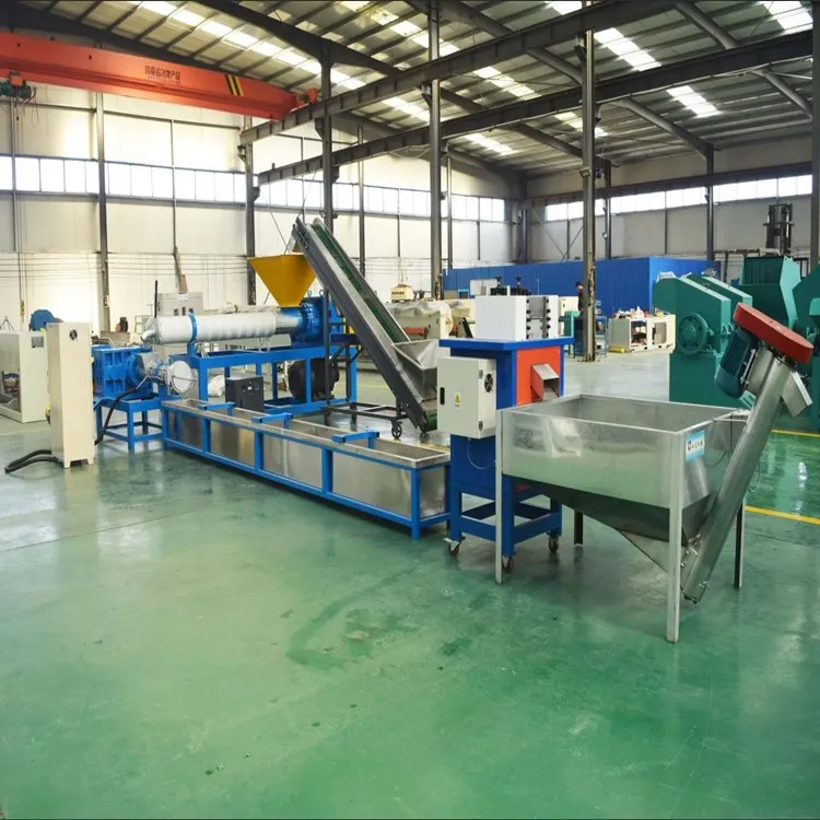 Single Screw Plastic Extruder Masterbatch Compounding Extrusion Line For Granules