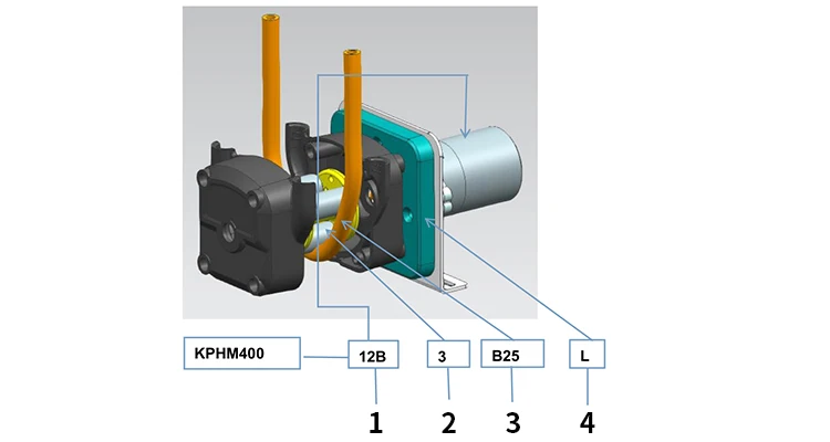 Kamoer KPHM400 400ml/min Flow Rate 12V 24V DC Motor Brush/Brushless Motor water treatment Peristaltic Pump