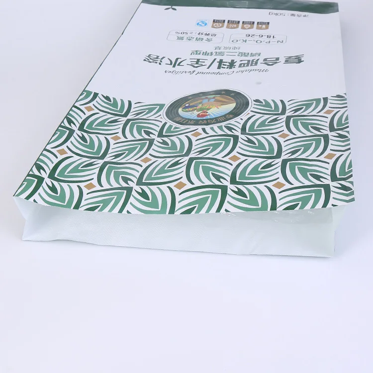 New Design Biodegradable Fertilizer Packaging Bag PP Woven 50kg Fertilizer Bag for Sale Fertilizer Plastic Bags
