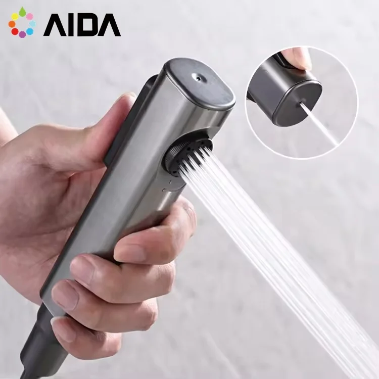 China Jiangmen production water pressure control healthy toliet ABS bidet sprayer hand held shattaf