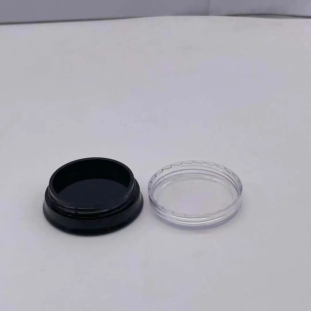 Hot Sale 0.5Oz 1Oz Plastic Cream Jar Eco Nail Dipping Cosmetics Packaging Plastic Cosmetic Cream Jar Body Lotion Containers