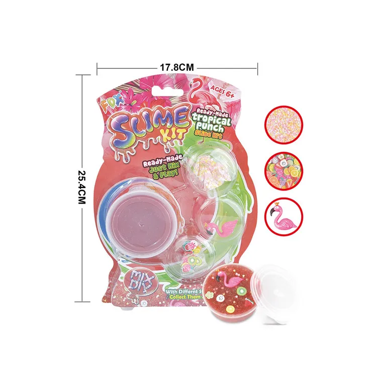 Amazon Hot Sale Plasticine Educational Toys Tropical Punch Kit Slime Online Shopping for Girls