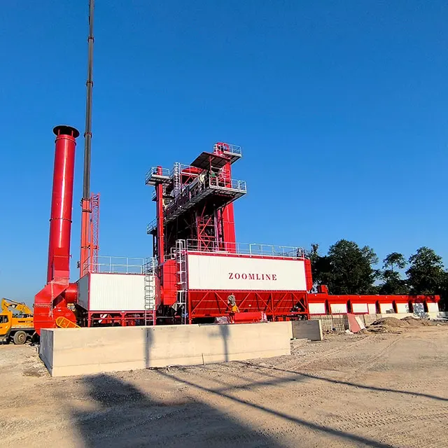 160 & 80tph Recycled asphalt batch mix plant