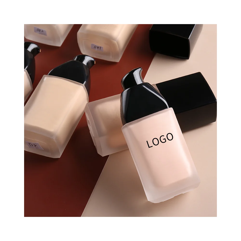 Private Label Dark Colors Waterproof long lasting organic matte dark skin makeup private label cushion foundation cosmetics