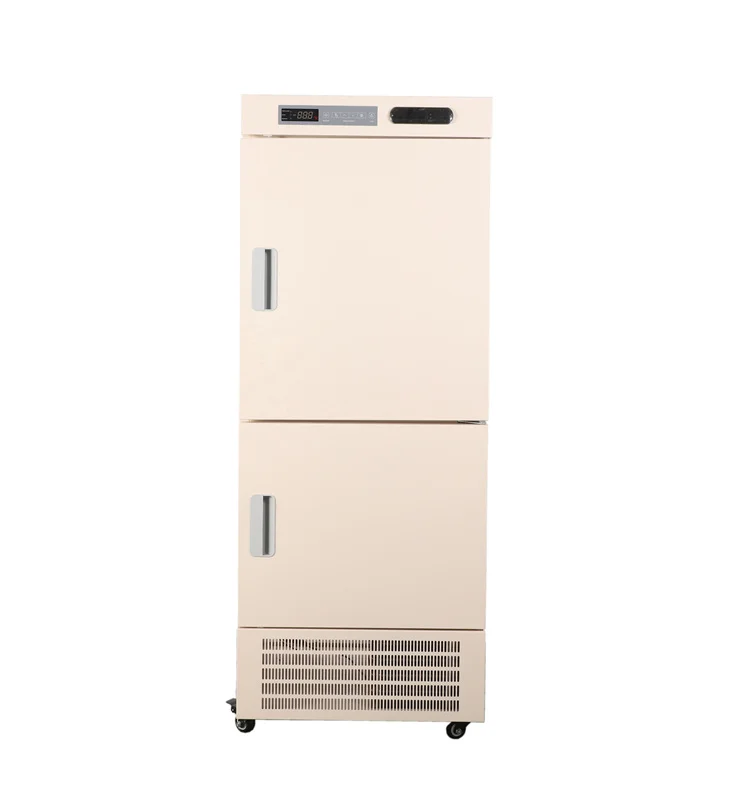 2-8C Medical refrigerator double temperature lab freezer  -25 Degree vaccine storage medical  refrigerators