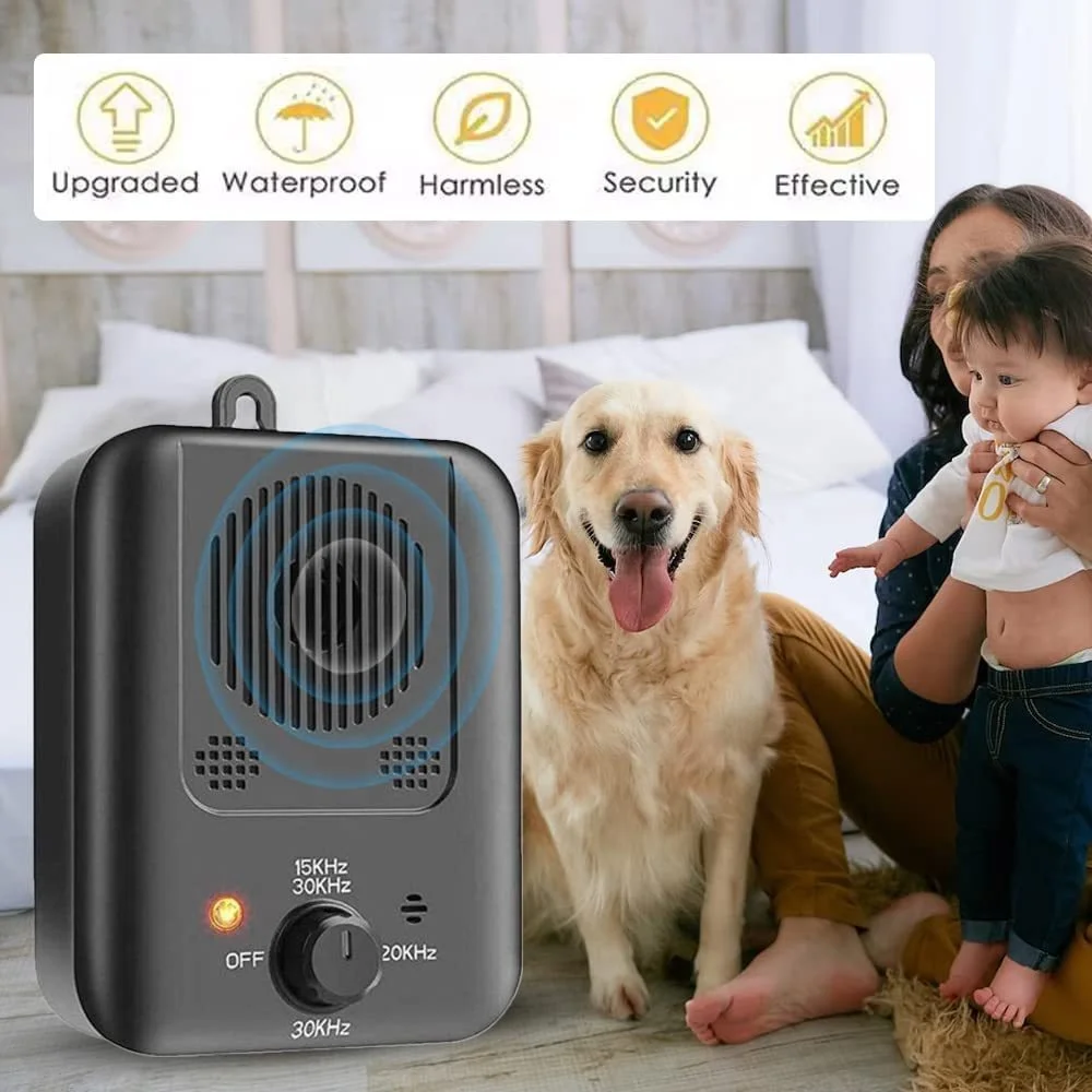 Ultrasonic Dog Bark Stopper Pet Deterrents Repeller Trumpet Outdoor Anti Noise Barking Suppressor Puppy Training Device