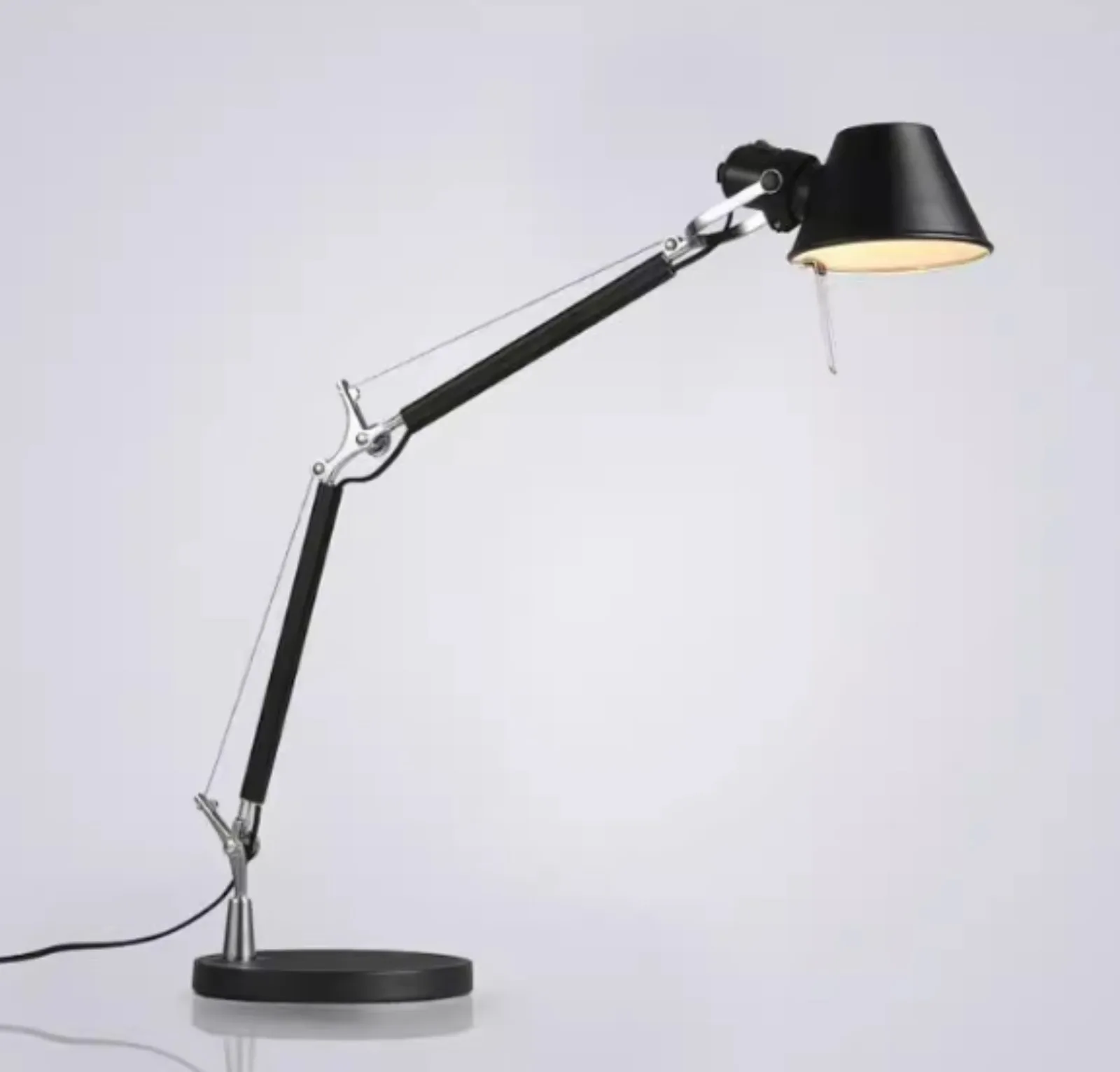 Italian  Industrial Wind Machinery long Rod Rocker arm Table Lamp Design sense Office desk Eye Protection Reading Lamp