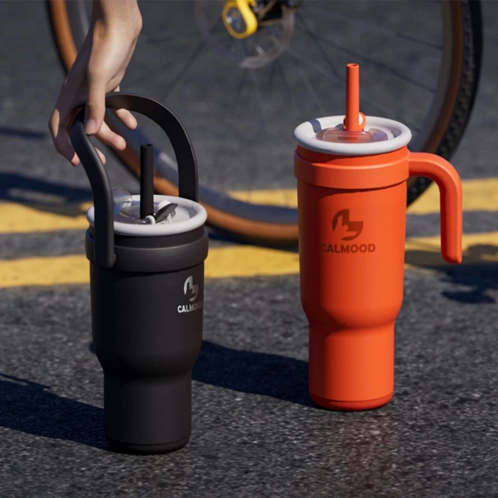 Second Generation 40oz DIY Travel Tumbler Rainbow Gold Plated Powder Coated Mixed White Black Laser Engraved Design