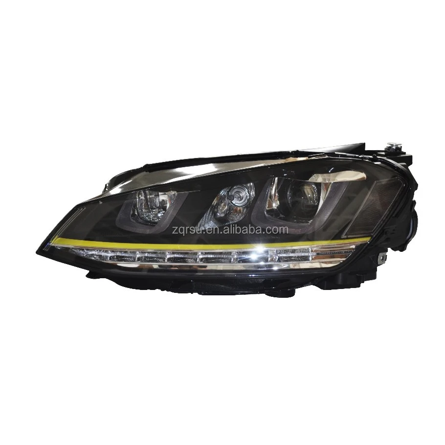 For Golf 7 MK7 Led Dual U Xenon HID head lamp 2014-2017