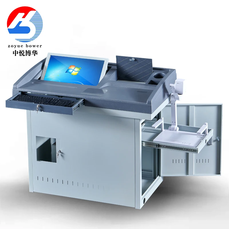 fashion school furniture Modern Multifunctional Lecture Podium - Enhance Any Classroom robust and stylish Lecture podium